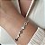 Pulseira Trevo Cravejado - Prata 925 - Ródio - Imagem 1