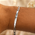 Pulseira 3 Por 1 c/ Plaquinha - 5mm - 8g -21.5cm - Prata 925 - Imagem 1