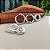 Trio Argolas Cravejada - Prata 925 -MB724-75187 - Imagem 1
