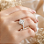 Anel Trevo-Prata - 925 -MA227-2663 - Imagem 1