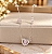 Gargantilha Luxo Coração Rosa Claro - Prata 925 -MC621-60150 - Imagem 1