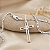 Corrente Grumet Com Crucifixo - 60cm - 2mm - Prata 925 - MC628-78196 - Imagem 2
