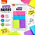 Bloco Smart Notes Colorful cítrico - UND - BRW - Imagem 1