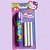 Borracha caneta retrátil  HELLO KITTY - BLISTER C/ 1 SUPORTE E 3 BORRACHAS - LEO E LEO - Imagem 1
