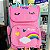 Mochila Escolar Unicórnio verde Água  - FOFY - Imagem 1