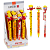 Lapiseira plástica divertida 0,7MM - FAST FOOD  - DISPLAY C/ 12UND - BRW - Imagem 1