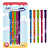 Caneta Gel Corpo estampado  0.6 FINI - BLISTER C/ 5 UND - LEO E LEO - Imagem 1