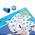 Kit para colorir com Carimbos SONIC - BLISTER C/ 3 DESENHOS + 4 CARIMBOS - LEO E LEO - Imagem 2