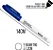 Marcador para Quadro Branco SLIM COLOR CART 3UND - BAZZE - Imagem 2