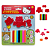 Massinha de modelar c/ Molde HELLO KITTY - BLISTER C/ 80G 8 UND + 3 MOLDES - LEO E LEO - Imagem 1