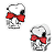 Borracha SNOOPY - UNIDADE - TILIBRA - Imagem 2