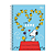 Caderneta Espiral  1/8 SNOOPY 80F - UND - TILIBRA - Imagem 4