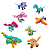 Bloco de montar MINI DINO - CAIXA 12 UND  - LEO E LEO - Imagem 2
