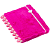 Caderno Disco PLUSH  PINK - 220X160 - 80 FOLHAS - BRW - Imagem 2