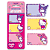Bloco adesivo Personagens C/ AROMA HELLO KITTY E AMIGOS - CARTELA C/ 3 BLOCOS - LEO ARTE - Imagem 1