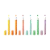 Marca texto pastel - PT 24UND -BAZZE - Imagem 2
