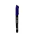Marcador permanente Ponta Chanfrada AZUL SLIM-  CX 12 UND - JOCAR OFFICE - Imagem 2