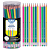 Lápis Grafite N. 2 HB SEXTAVADO NEON - POTE 72 UND - LYKE - Imagem 1