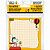 Bloco Tilinotes SNOOPY 76X76MM - BLISTER 1 UND - TILIBRA - Imagem 1