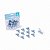 Binder Clips 19MM AZUL PASTEL 12 PCS - LYKE - Imagem 1