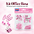 Kit Office ROSA - 66 Peças - KAZ - Imagem 1