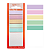 Bloco INDEX FILM COLORIDO PASTEL - BLISTER C/ 6 BLOCOS 20F CADA -  JOCAR OFFICE - Imagem 1