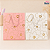 Sacola presente FLORES TAM.M 10X26X32  - UNIDADE SORTIDA - GOLDENRIO - Imagem 1