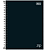 Caderno Universitário ZIP PRETO 10M 160F- UND SORTIDA - TILIBRA - Imagem 1