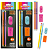 Kit Escolar  NEON FEVER 4 peças - LEO E LEO - Imagem 1
