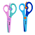 Tesoura Escolar  13CM C/ MOLA S/ LÂMINA - DISPLAY C/ 12UND - BRW - Imagem 2