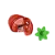 Apontador + Borracha MORANGO - BLISTER 2 PEÇAS - TRIS - Imagem 4