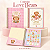 Caderno Universitário LOVE BEARS 1M 80F - UND SORTIDA -TILIBRA - Imagem 1