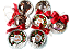 Kit 05 Bolinhas de Natal personalizada com Foto. - Imagem 10