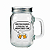Caneca Mason Jar de Vidro Cristal - 430ml - Imagem 2