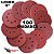 Kit 100 Discos De Lixa Velcro 5" 125mm Alto Colantes Grãos Variados - Imagem 3