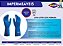 Kit 12 Pares Luva Latex Azul Multiuso Limpeza Cozinha - Imagem 3