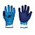 Kit 12 Luva Segurança Emborrachada Reforçada Blue Grip Kalipso - Imagem 1