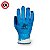 Kit 12 Luva Segurança Emborrachada Reforçada Blue Grip Kalipso - Imagem 5
