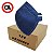 Kit 100 Máscaras Pff2 (n95) Respiração Sem Válvula Azul - Imagem 2