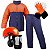 Kit Blusão e Calça Anticorte Capacete 3x1 e Luva Motosserrista - Imagem 1