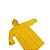 Capa De Chuva Pvc Amarelo Forrado Tamanho G - Imagem 4