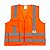 COLETE DE SEG ( LARANJA) SUPER SAFETY - Imagem 1