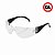 Kit 50 Oculos De Segurança Epi Proteção Leopardo Ecoline Incolor E Fumê - Imagem 4