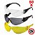 Kit 50 Oculos De Segurança Epi Proteção Leopardo Ecoline Incolor E Fumê - Imagem 2