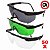 Kit 50 Oculos De Segurança Epi Proteção RJ Ecoline Incolor Fumê ou Verde - Imagem 2