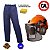 Kit Operador Motosserra Roçador Capacete Eco Florestal Calça - Imagem 3