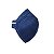 Kit 50 Máscaras Pff2 (n95) Respiração Sem Válvula Azul - Imagem 4