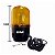 Sinalizador Visual Giroflex Giroled Ambar 24 Leds 12V/24V Com Imã DNI - Imagem 3