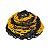 Corrente Plástica Sinalização Zebrada 8mm Amarelo e Preto 50 Metros - Imagem 1