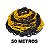 Corrente Plástica Sinalização Zebrada 8mm Amarelo e Preto 50 Metros - Imagem 2